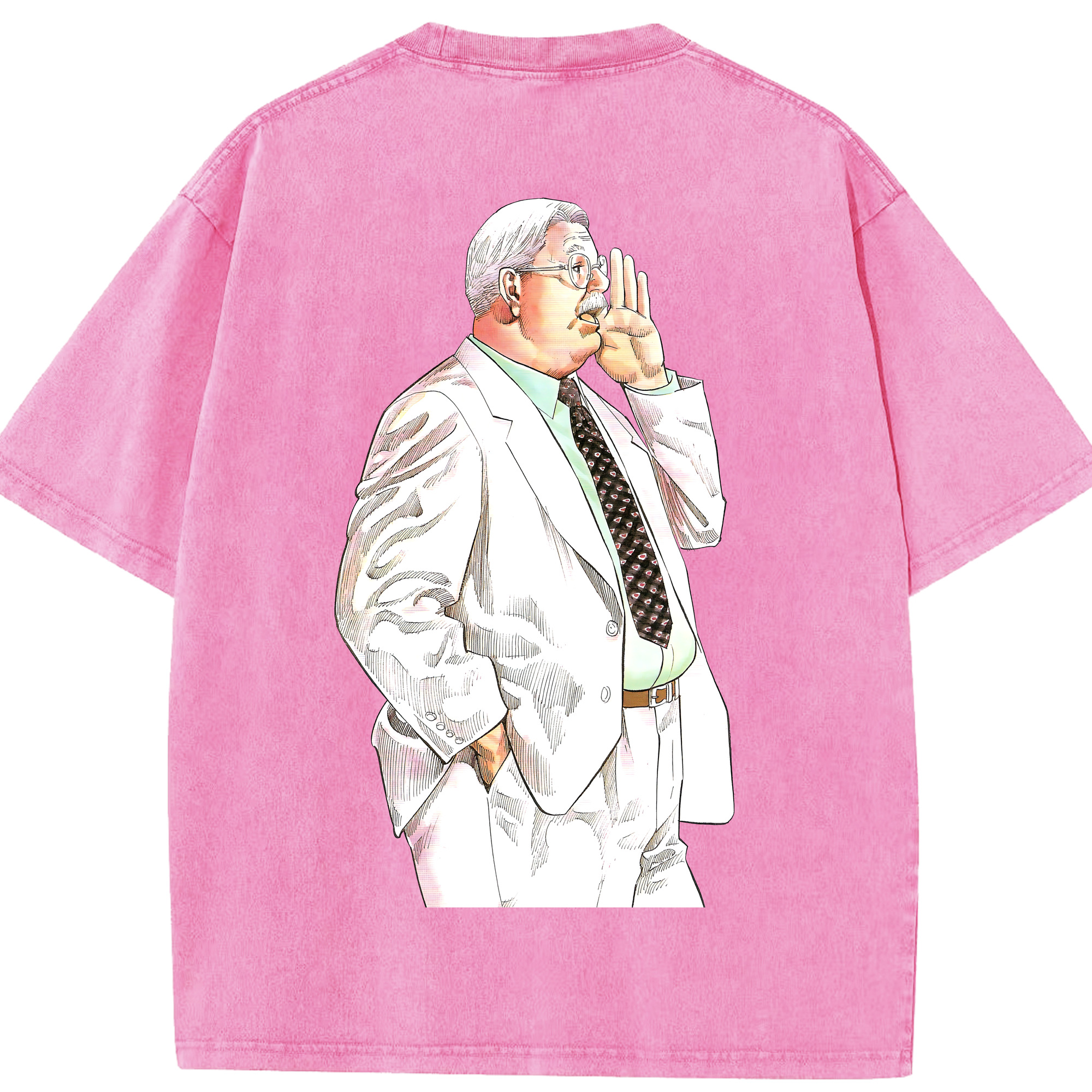 SLAM DUNK／スラムダンク 綿100% ヴィンテージ風 半袖Tシャツ（背面プリント）